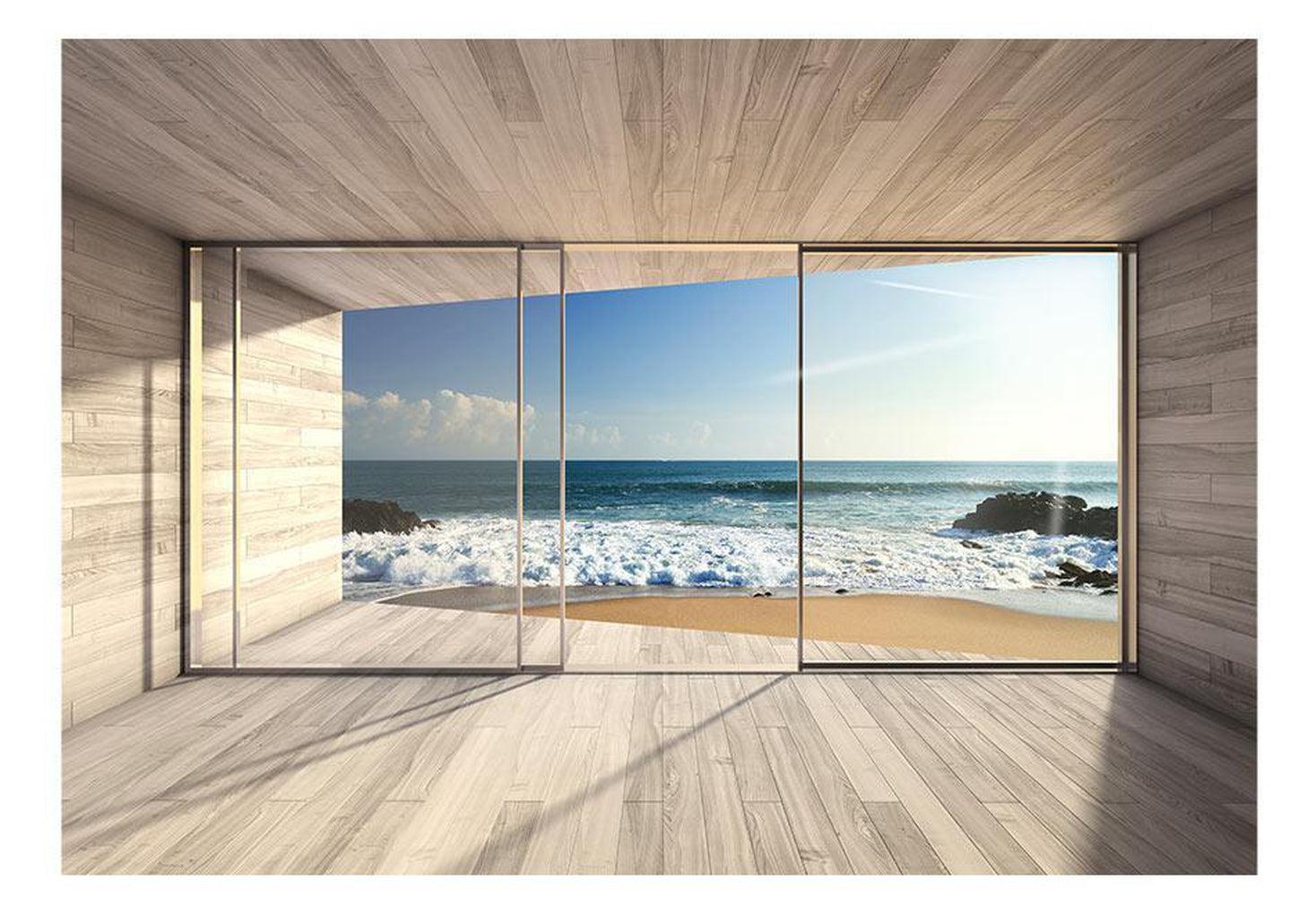 Landscape Wallpaper Wall Mural - Modern Oceanview