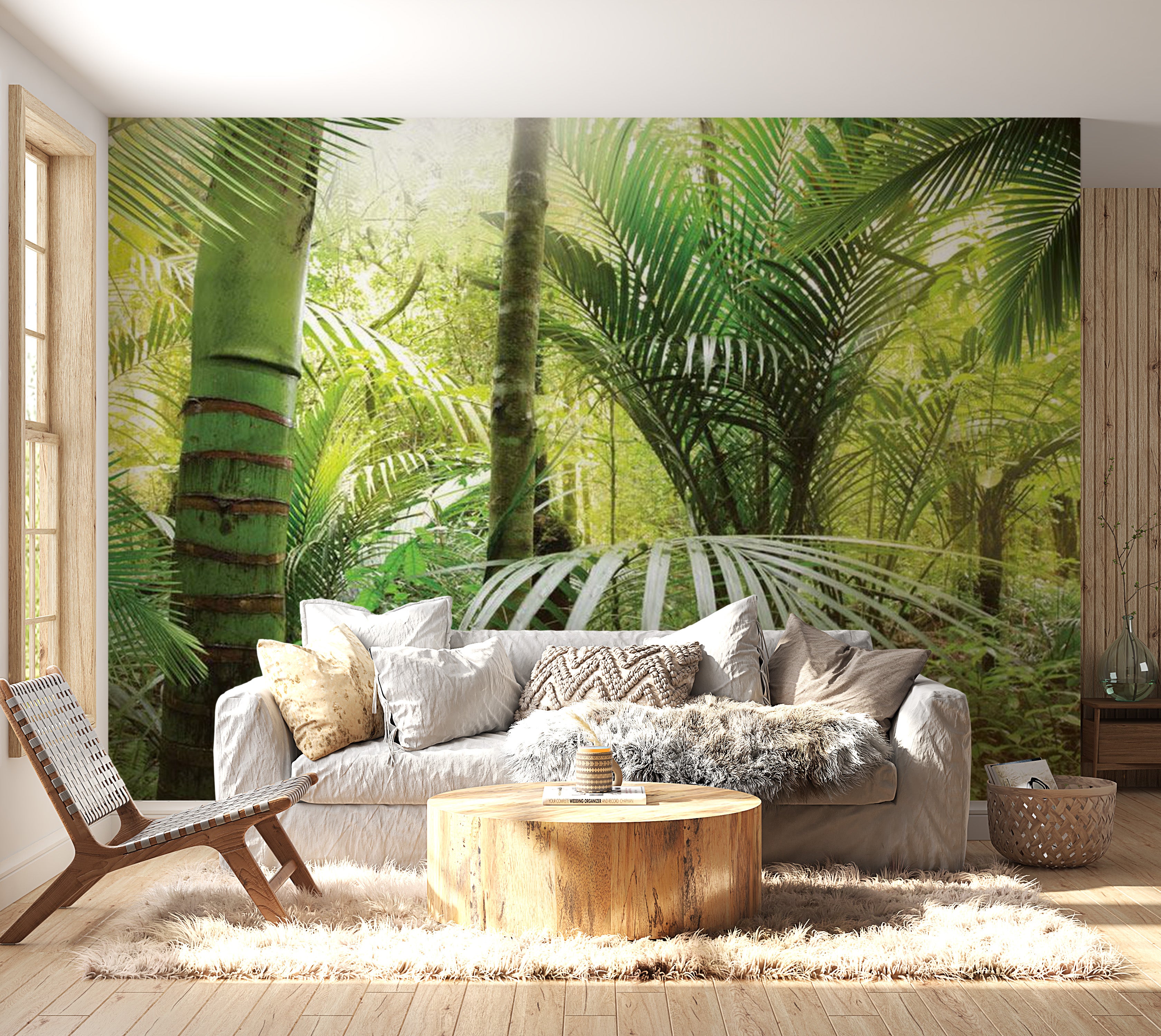 Landscape Wallpaper Wall Mural - Tropical Forest