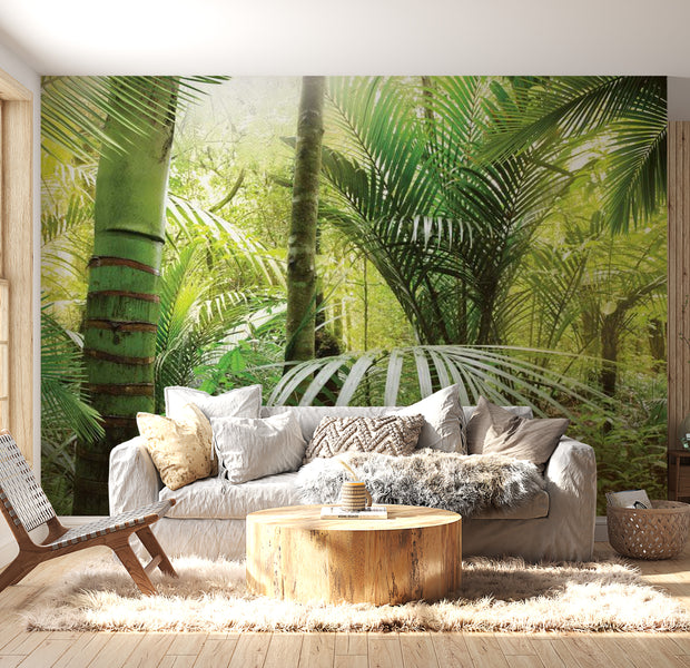 Landscape Wallpaper Wall Mural - Tropical Forest