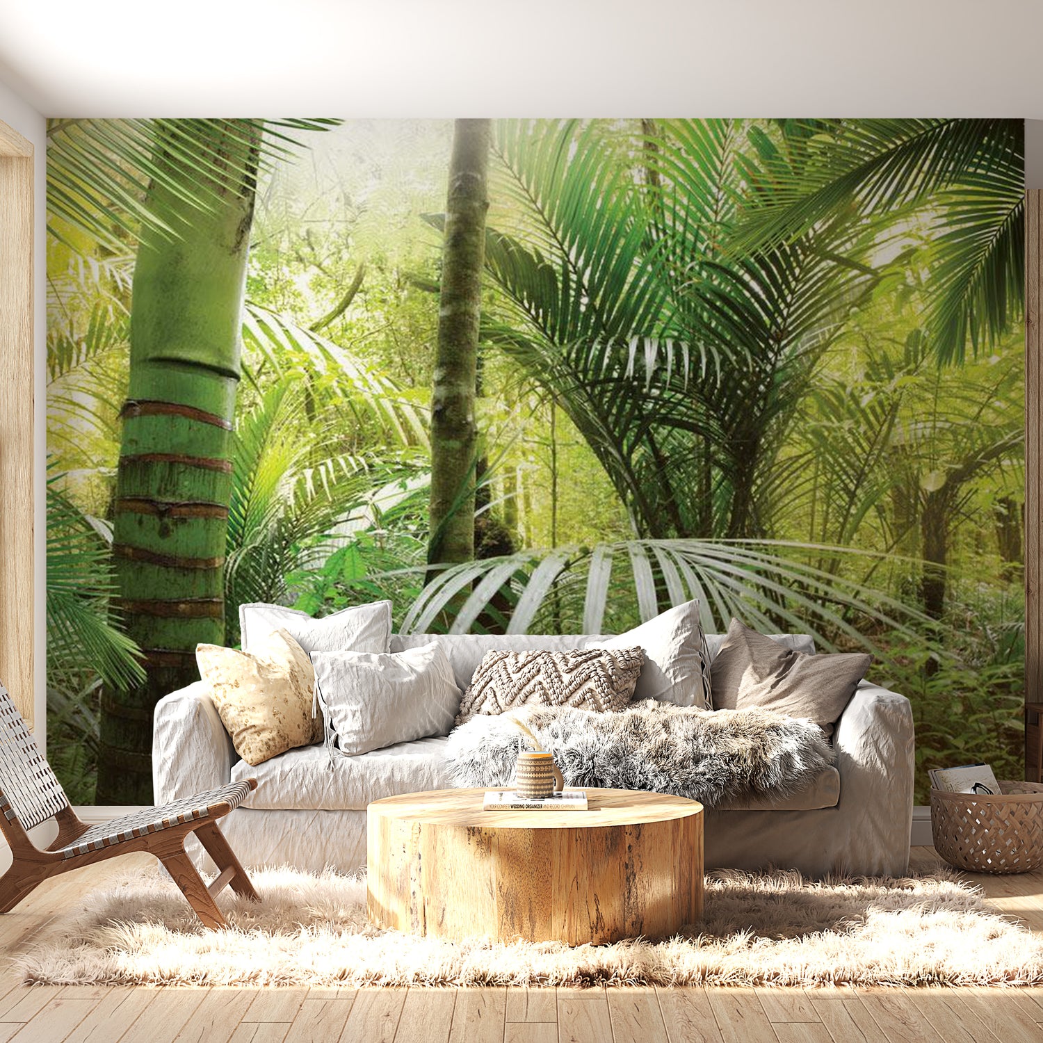 Landscape Wallpaper Wall Mural - Tropical Forest