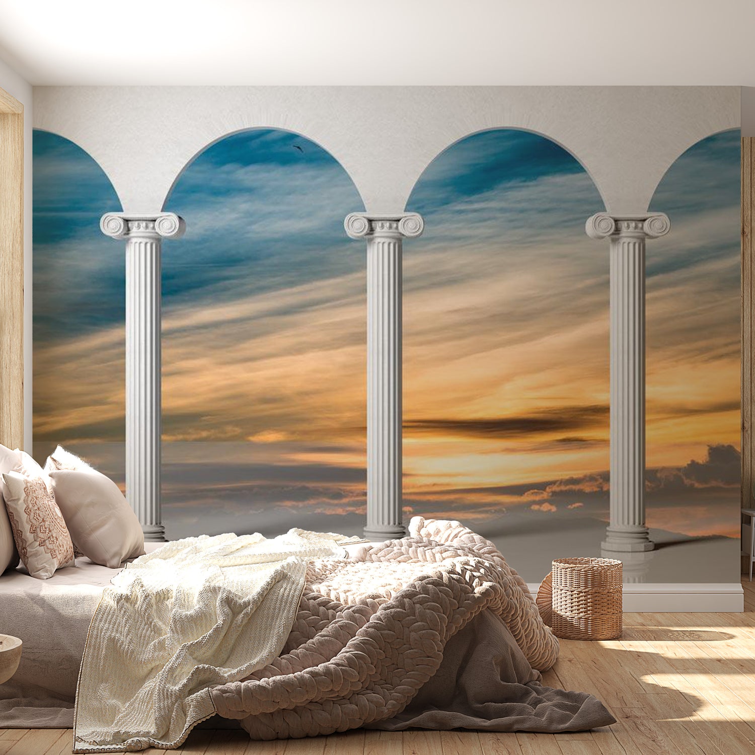 Landscape Wallpaper Wall Mural - Sunny Sky Arch