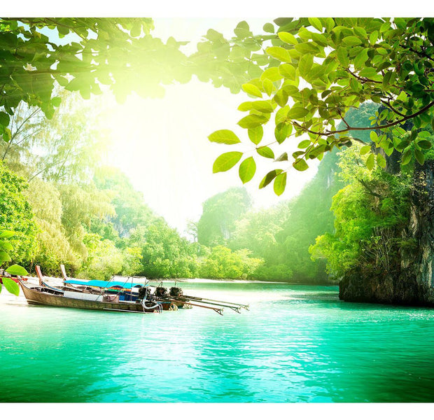 Landscape Wallpaper Wall Mural - Tropical River