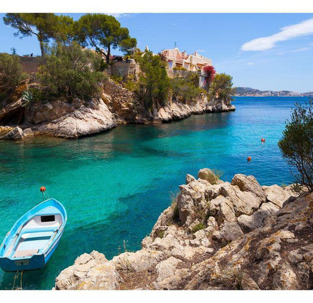 Landscape Wallpaper Wall Mural - Tropical Blue Water