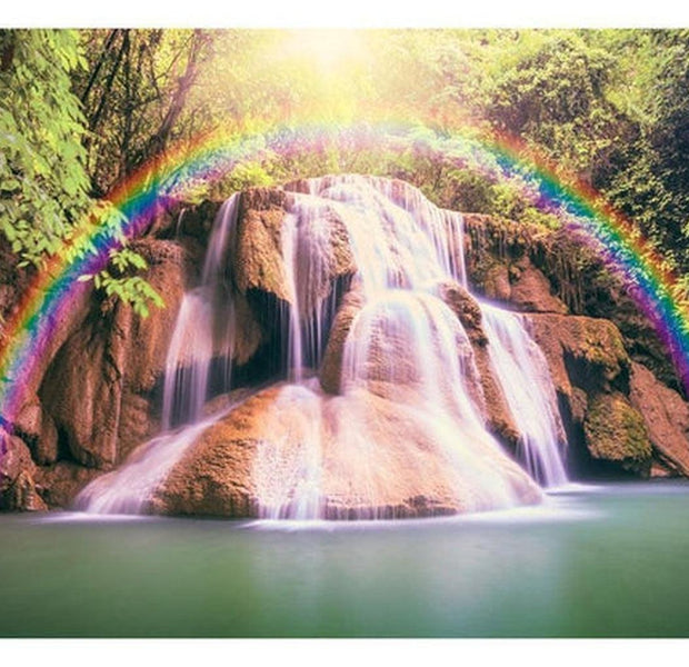 Landscape Wallpaper Wall Mural - Magical Waterfall