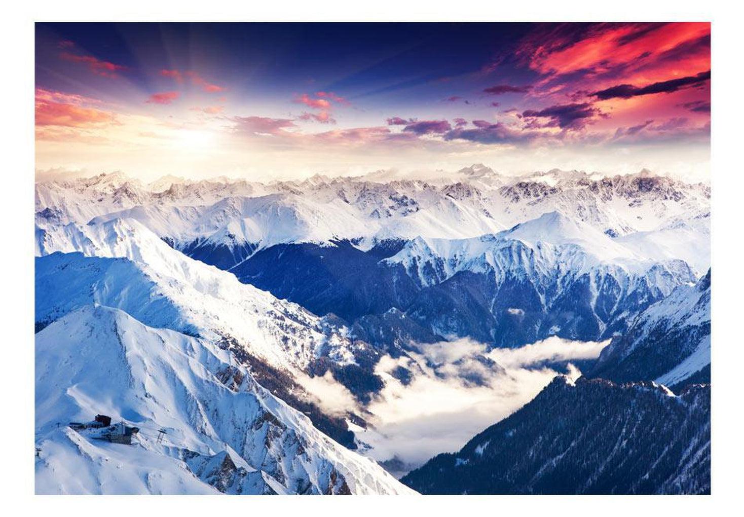 Landscape Wallpaper Wall Mural - Magnificent Alps