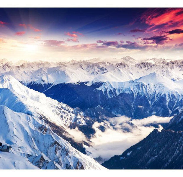 Landscape Wallpaper Wall Mural - Magnificent Alps