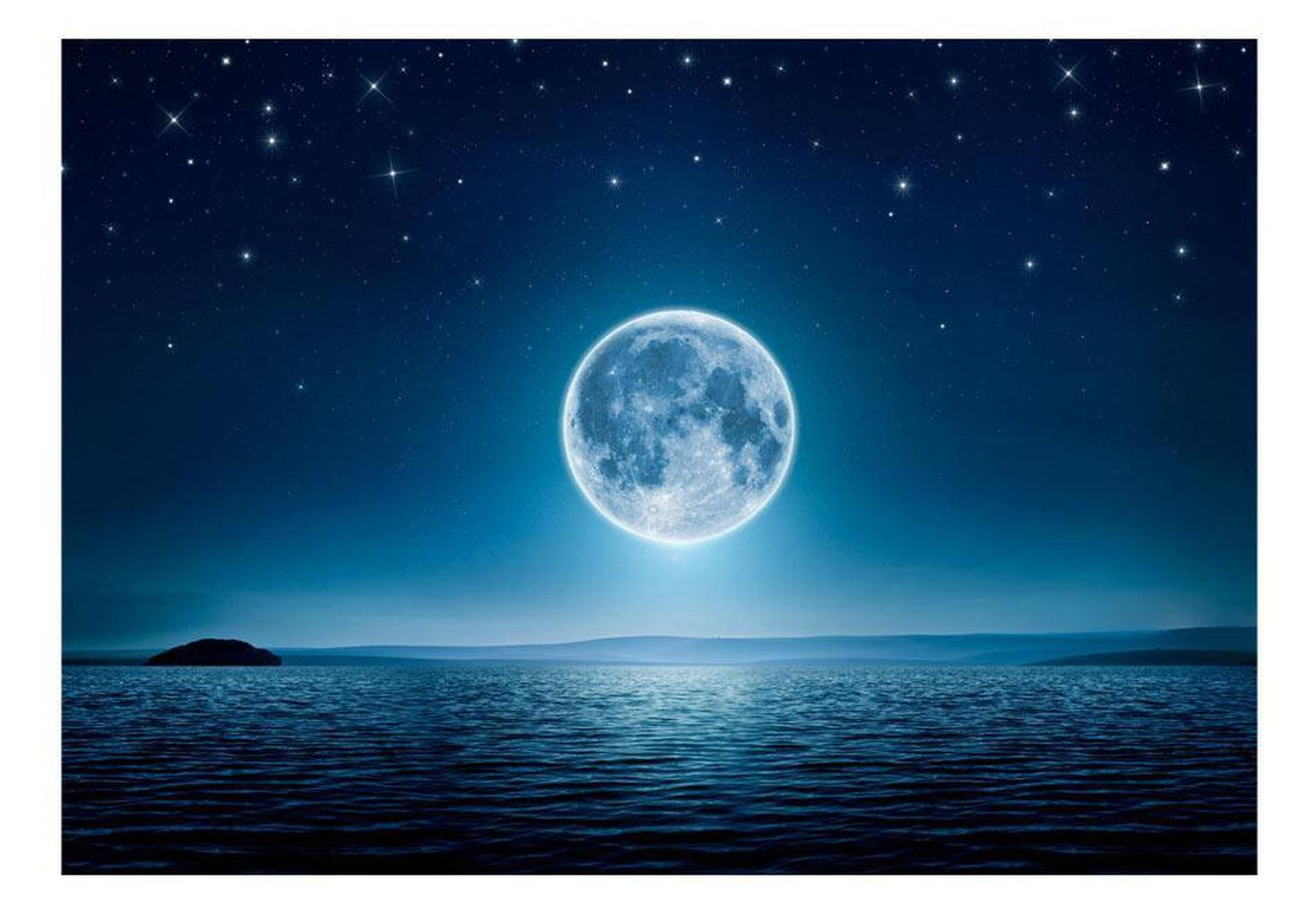 Landscape Wallpaper Wall Mural - Moonlit Night