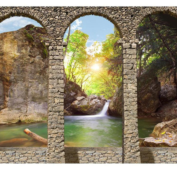 Landscape Wallpaper Wall Mural - Morning Relaxation
