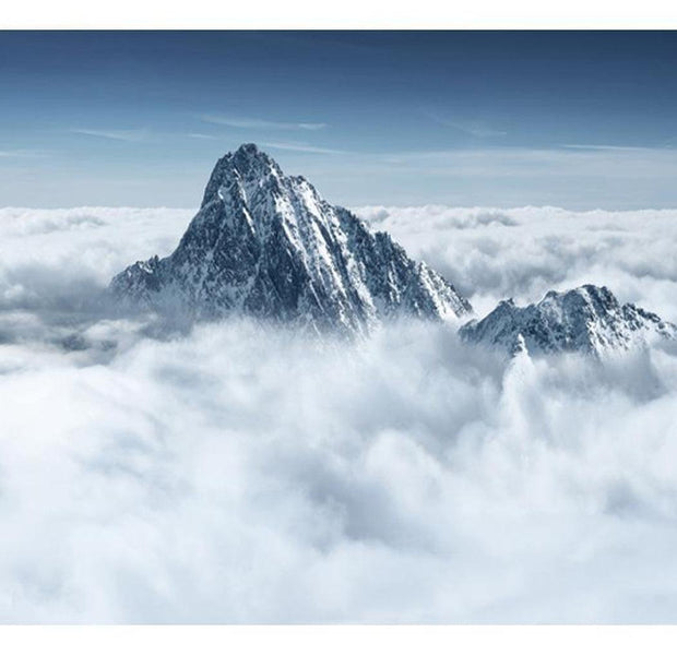 Landscape Wallpaper Wall Mural - Mountain In The Clouds