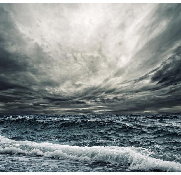 Landscape Wallpaper Wall Mural - Ocean Waves