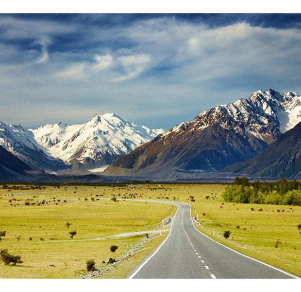 Landscape Wallpaper Wall Mural - Southern Alps, New Zealand