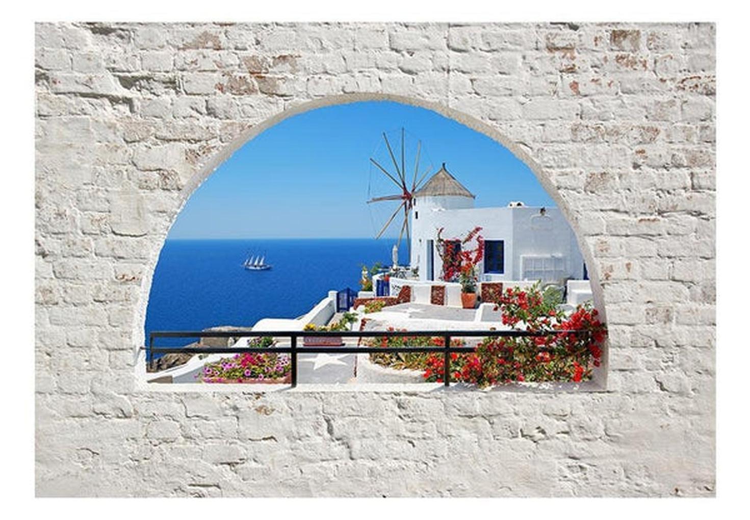 Landscape Wallpaper Wall Mural - Summer In Santorini