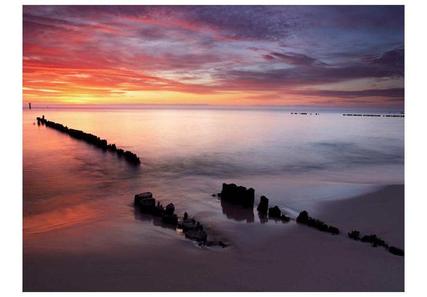 Landscape Wallpaper Wall Mural - Sunrise Over The Baltic Sea