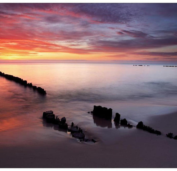 Landscape Wallpaper Wall Mural - Sunrise Over The Baltic Sea