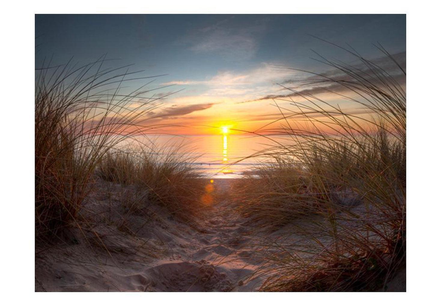 Landscape Wallpaper Wall Mural - Sunset Over The Atlantic Ocean