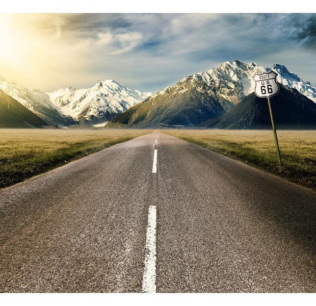 Landscape Wallpaper Wall Mural - The Long Road