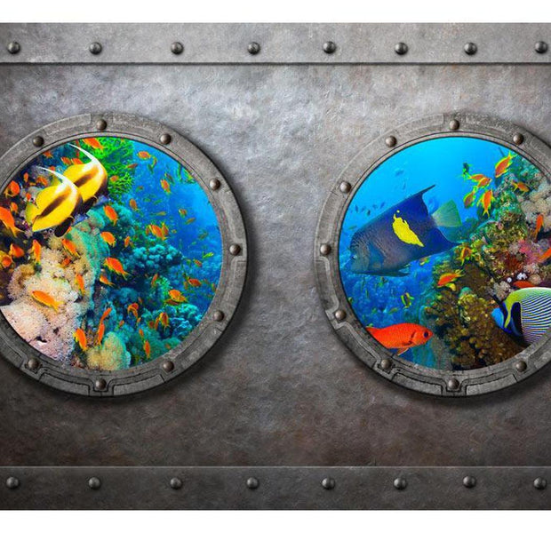 Landscape Wallpaper Wall Mural - Window To The Underwater World