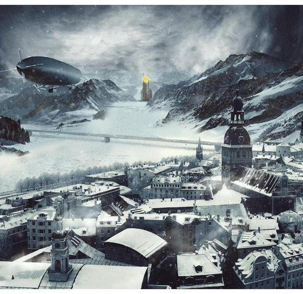 Landscape Wallpaper Wall Mural - Winter In Riga