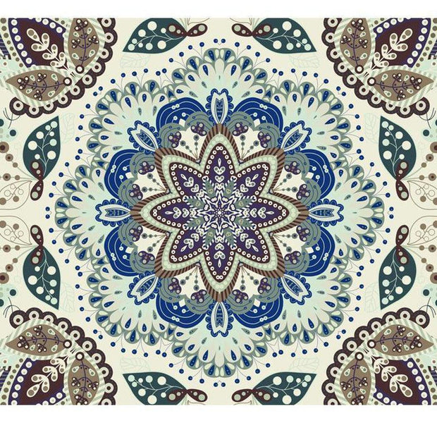 Mandala Wallpaper Wall Mural - Earth Colors