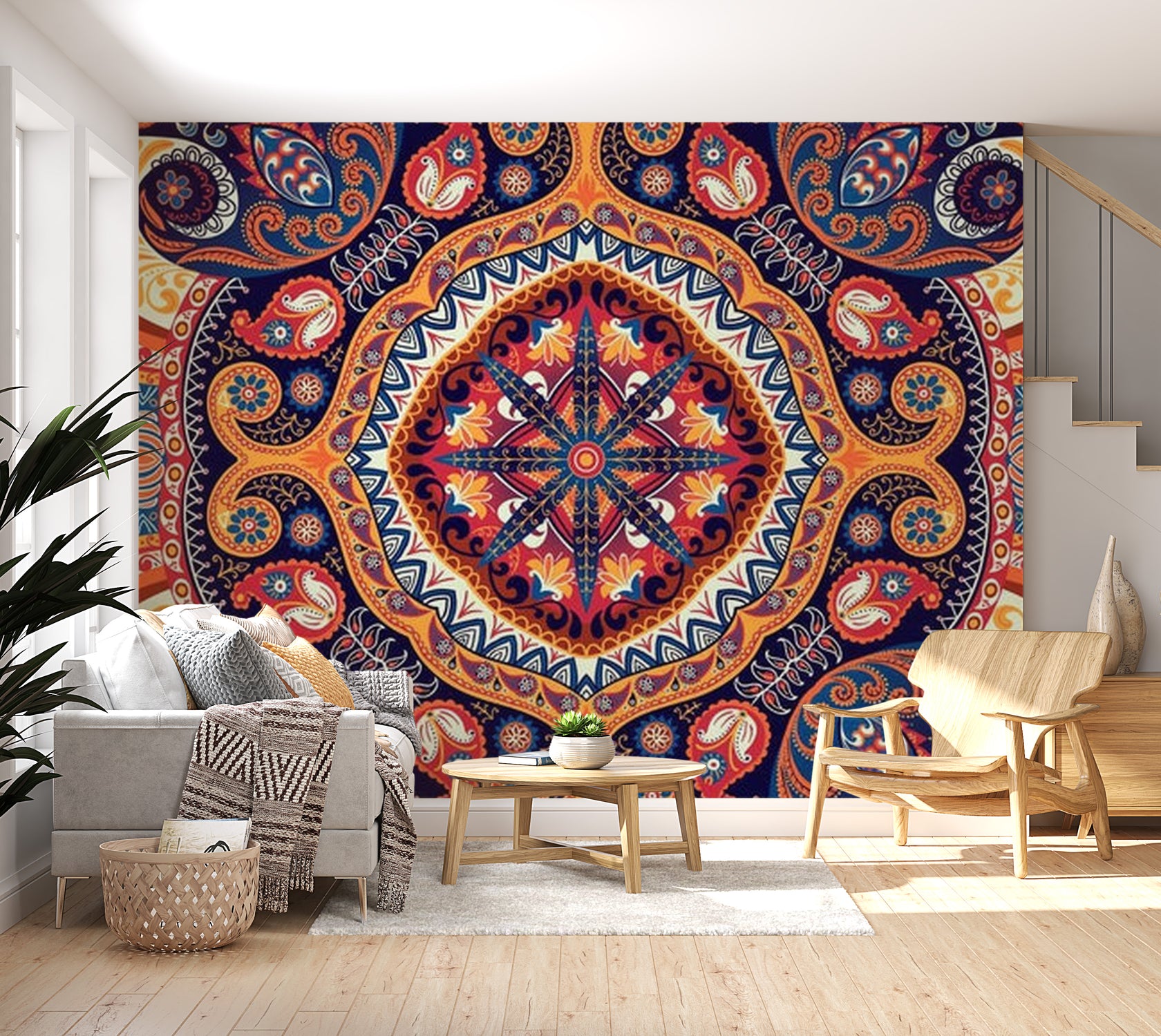 Mandala Wallpaper Wall Mural - Exotic Mosaic