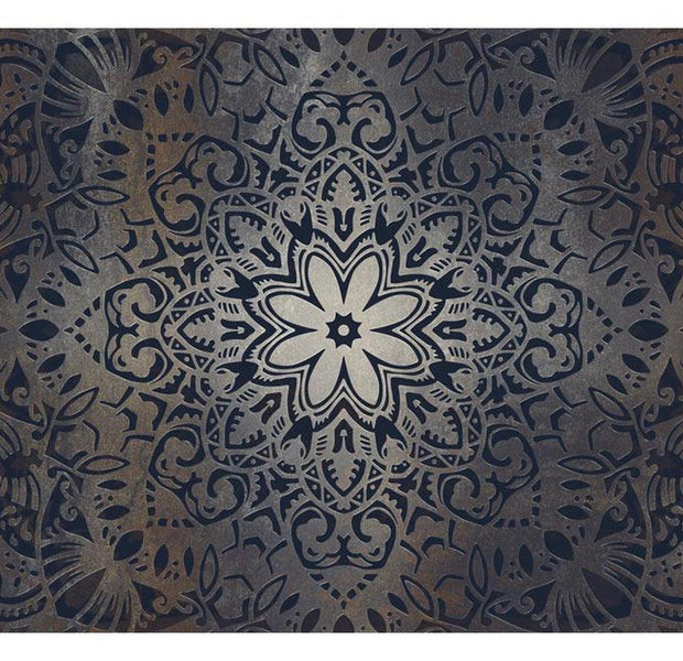 Mandala Wallpaper Wall Mural - Iron Flower