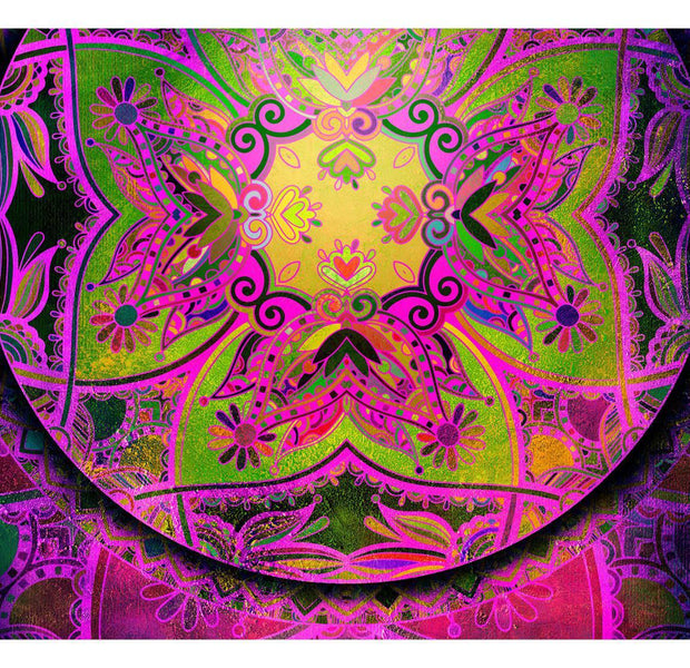 Mandala Wallpaper Wall Mural - Pink Expression