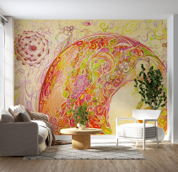 Mandala Wallpaper Wall Mural - Oriental Design