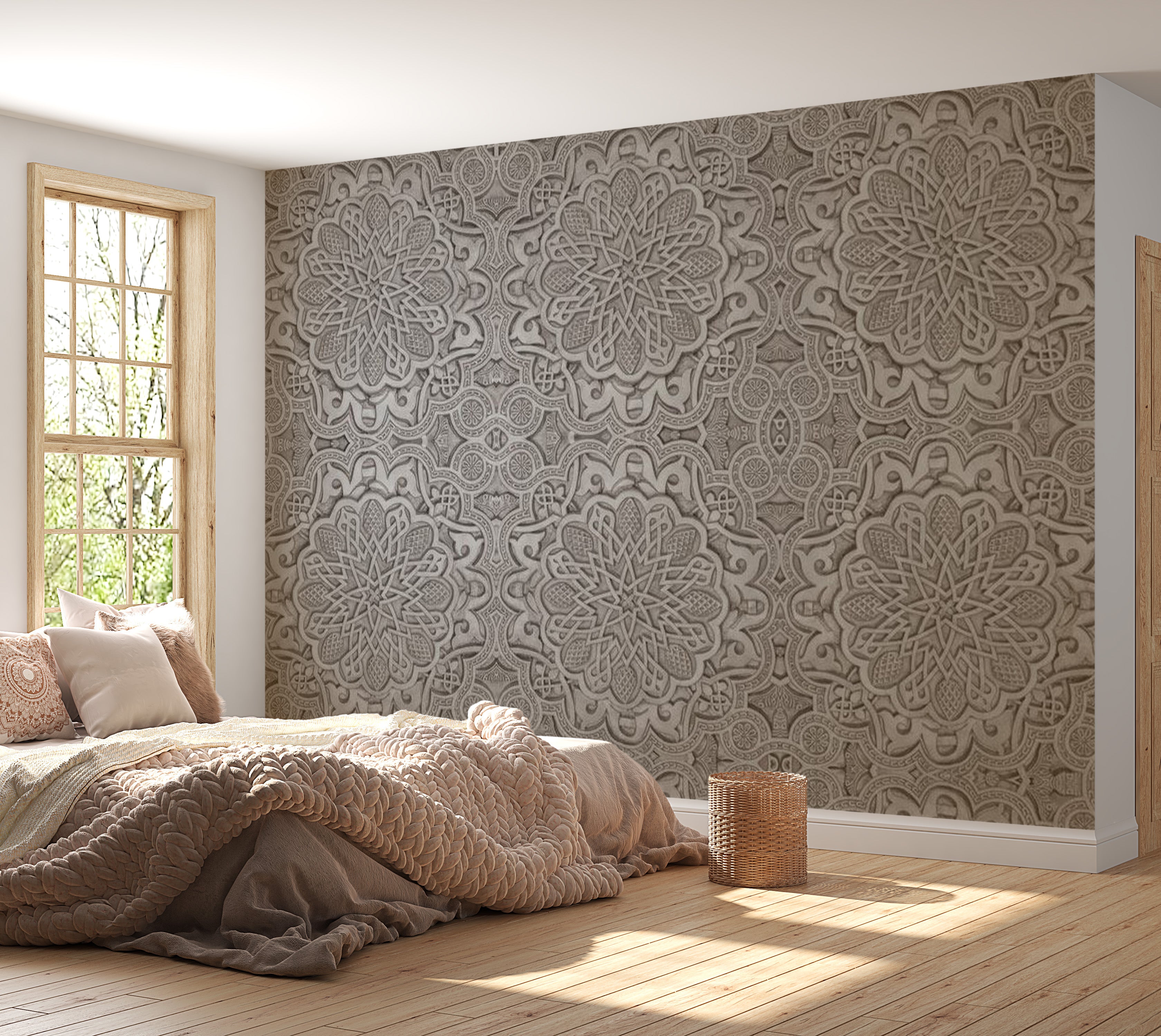 Mandala Wallpaper Wall Mural - Oriental Ornament