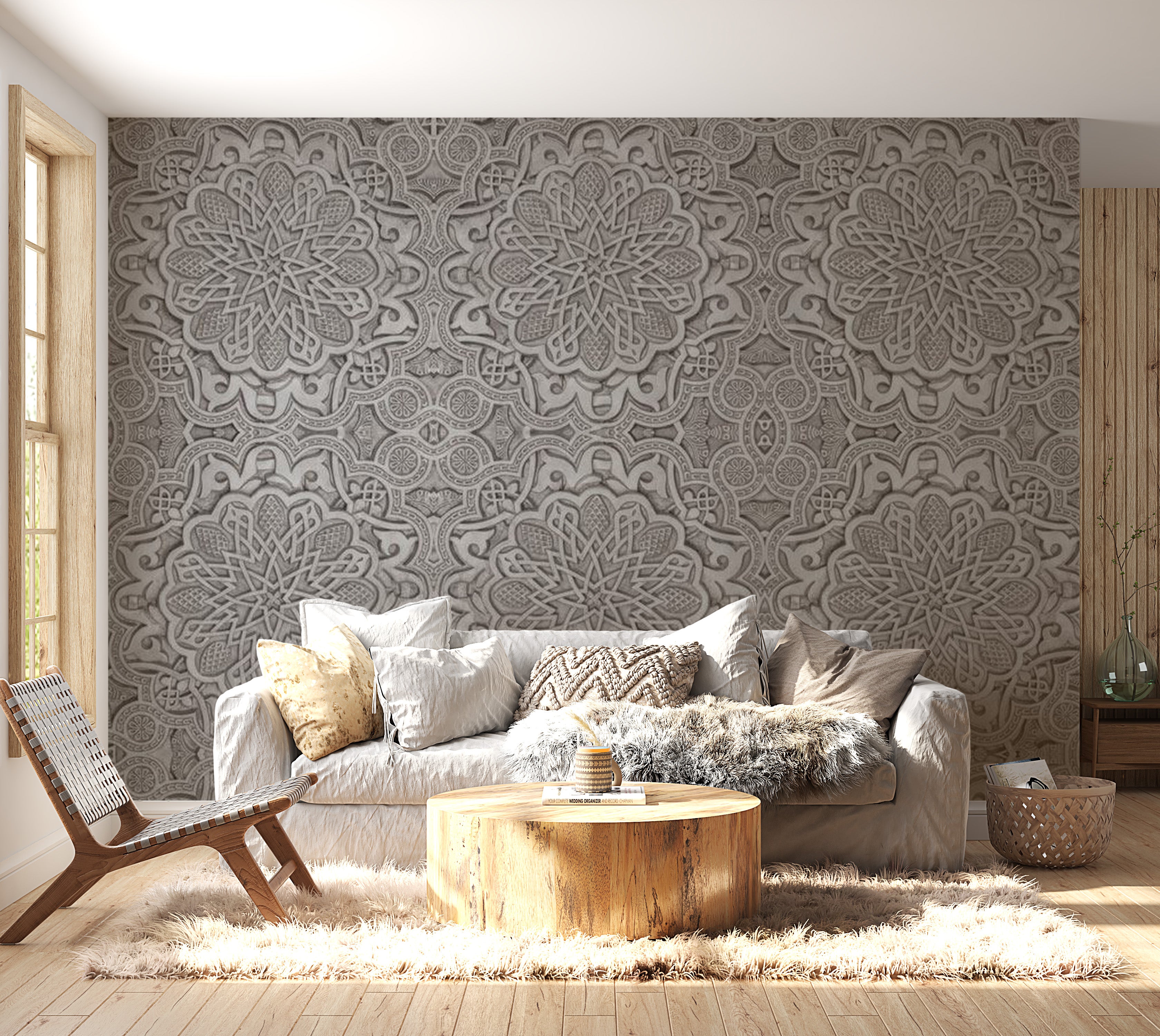 Mandala Wallpaper Wall Mural - Oriental Ornament