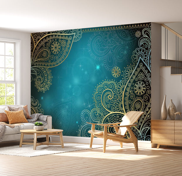 Mandala Wallpaper Wall Mural - Oriental Wings