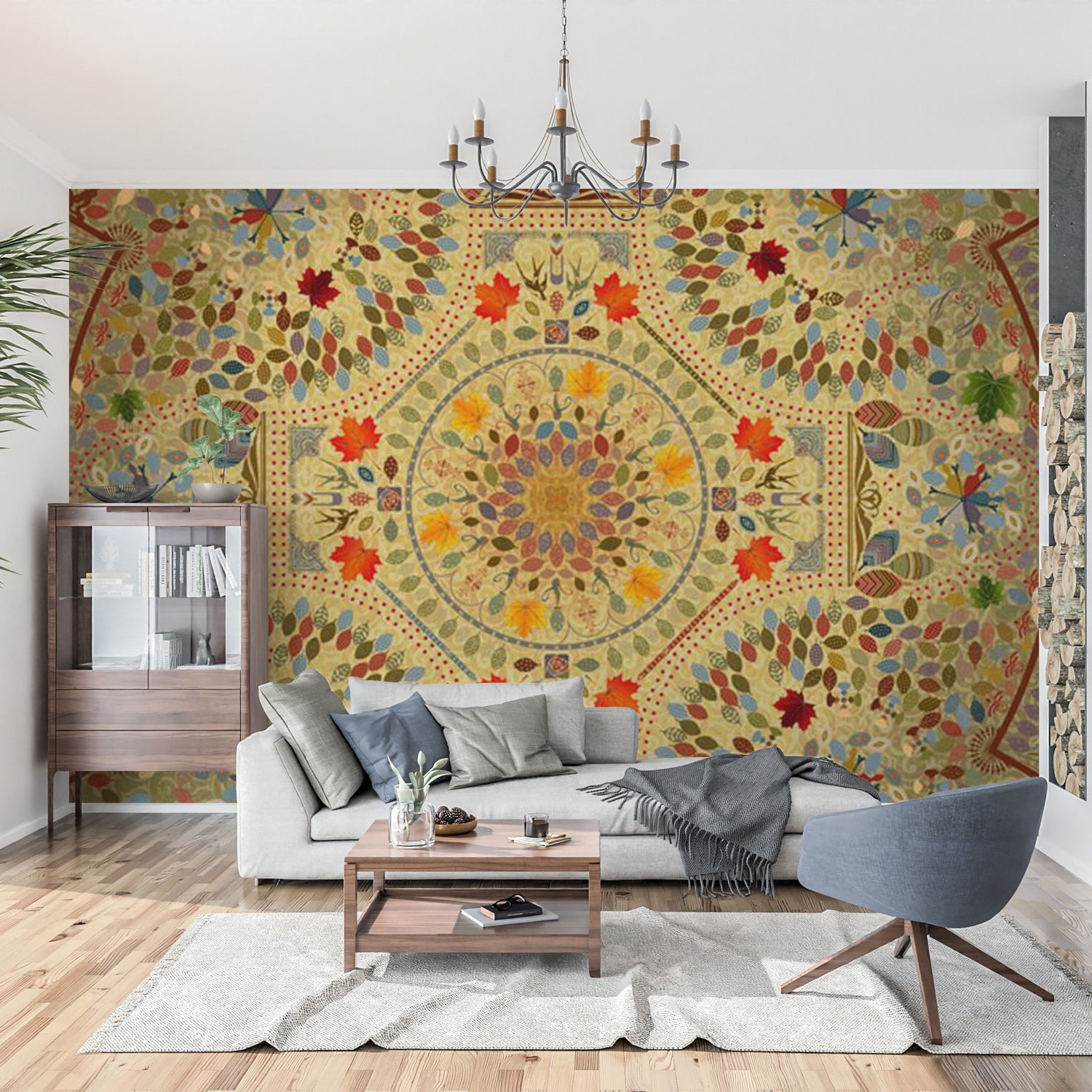 Mandala Wallpaper Wall Mural - Royal Design
