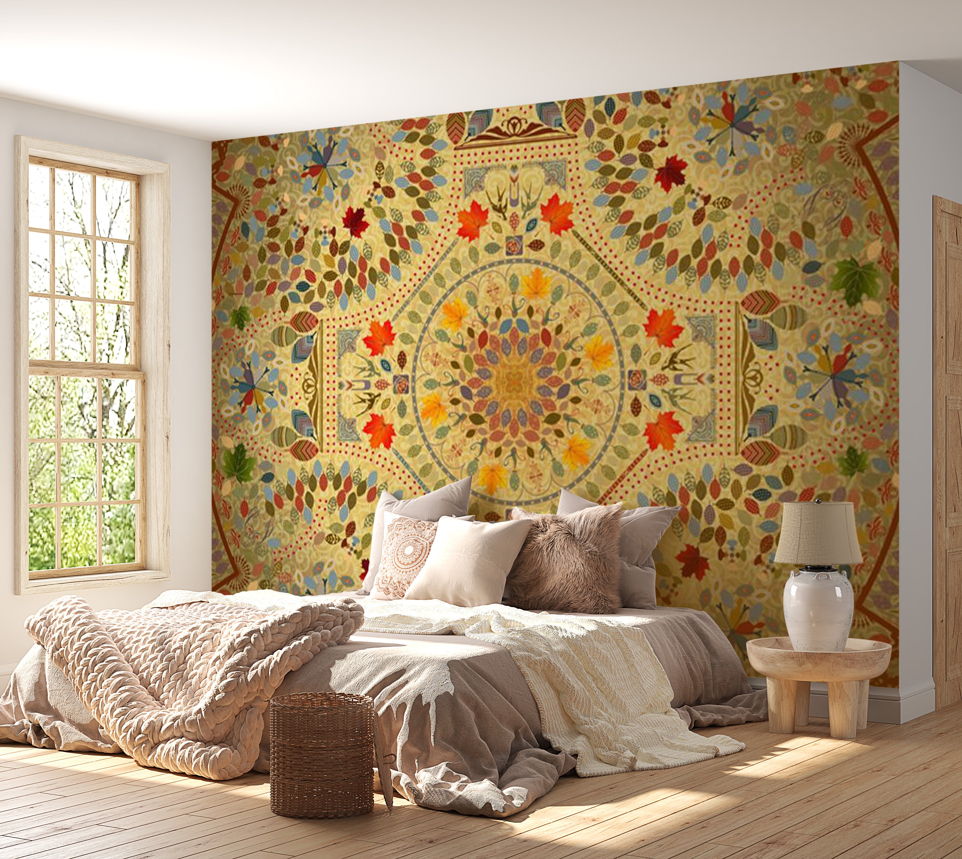 Mandala Wallpaper Wall Mural - Royal Design