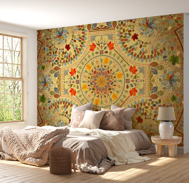 Mandala Wallpaper Wall Mural - Royal Design
