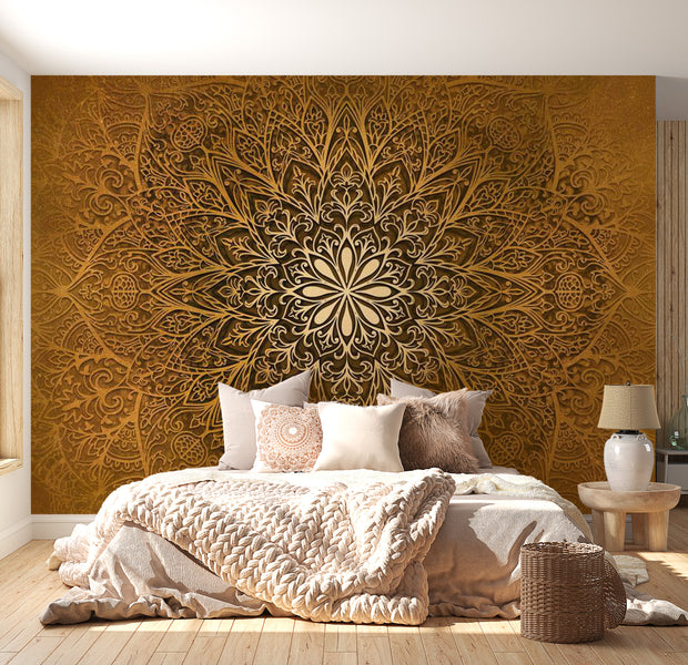 Mandala Wallpaper Wall Mural - Sacred Circle