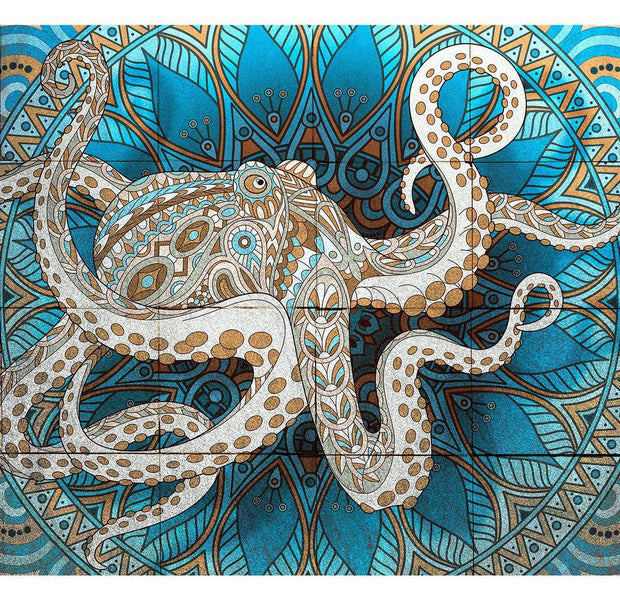Mandala Wallpaper Wall Mural - Octopus