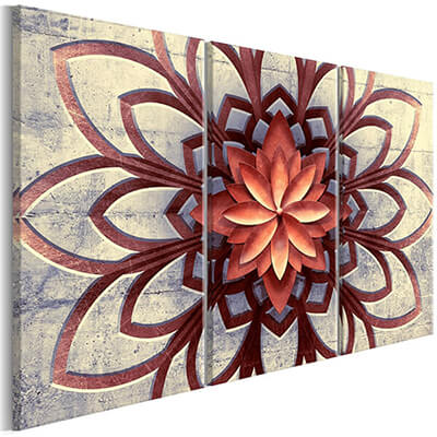 Mandala Zen Spa Spiritual Stretched Canvas Art Tiptophomedecor