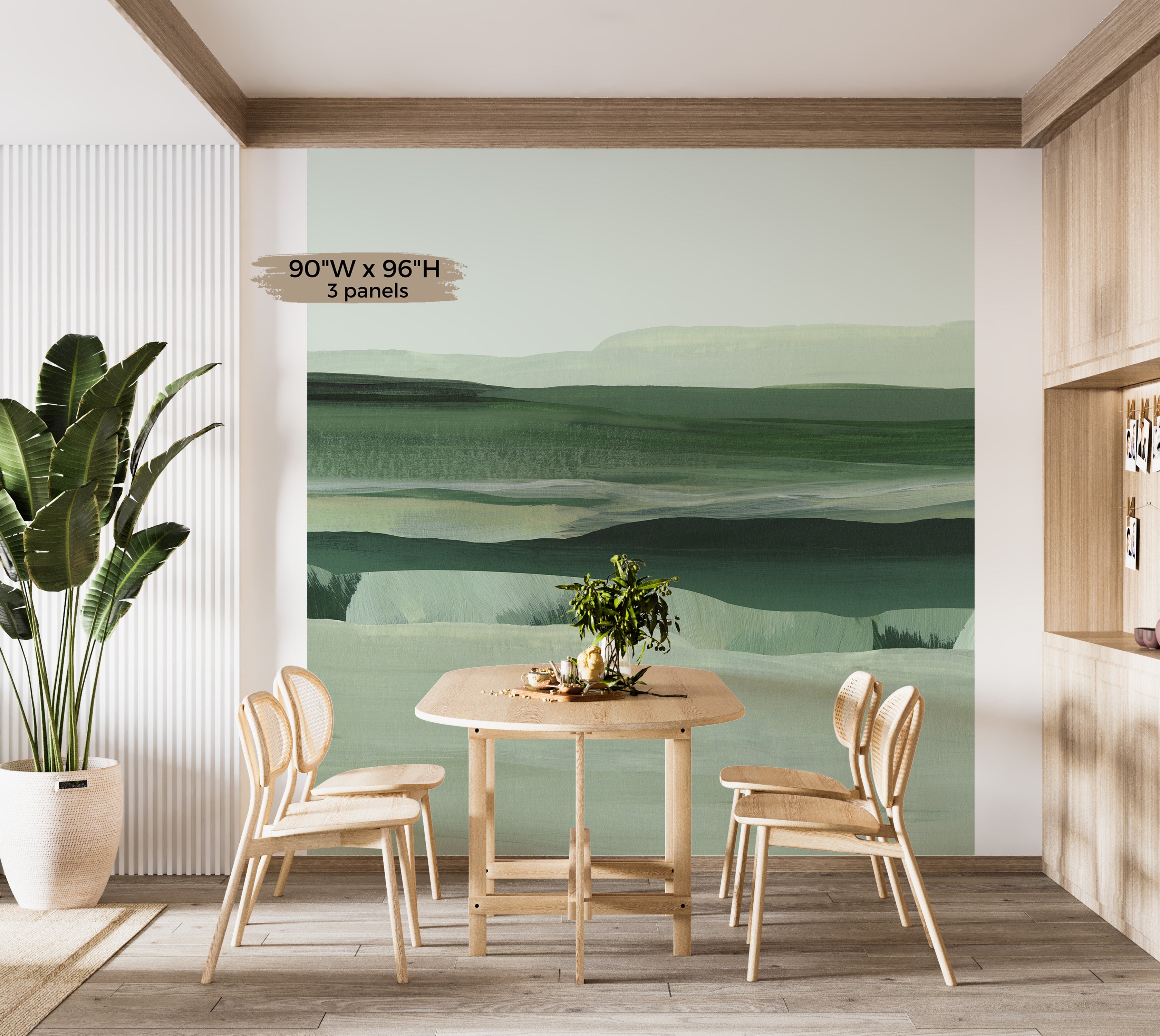 Premium Wallpaper Wall Mural - Meadow Acrylic Landscape