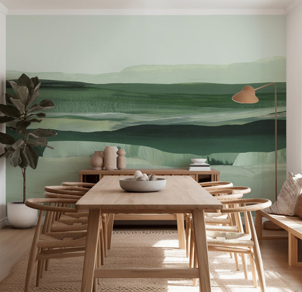 Premium Wallpaper Wall Mural - Meadow Acrylic Landscape