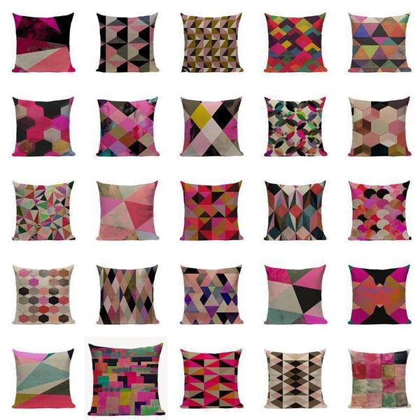 Modern Fuchsia Cushion Covers