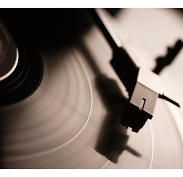 Music Wallpaper Wall Mural - Gramophone & Vinyl Record