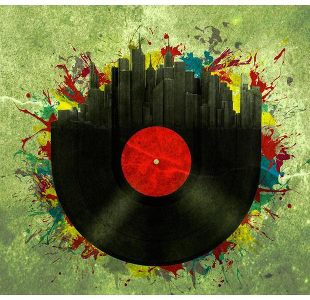 Music Wallpaper Wall Mural - Melodies Of The City