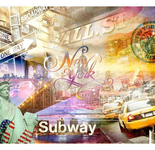 New York Wallpaper Wall Mural - Collage Of NYC