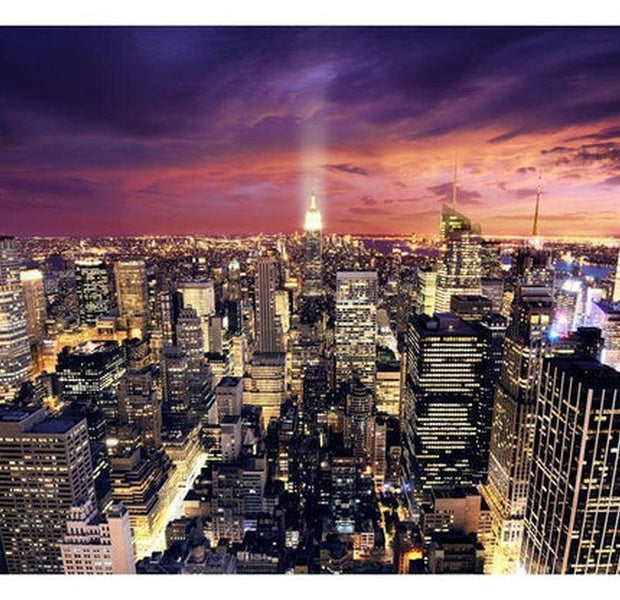 New York Wallpaper Wall Mural - Evening In New York City