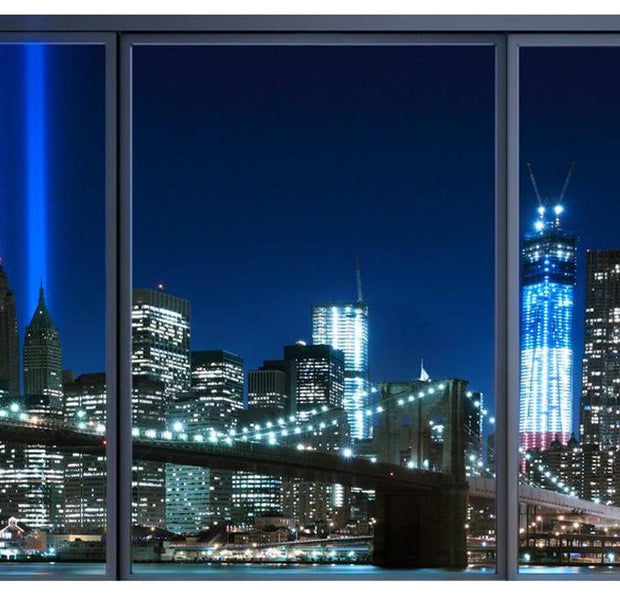 New York Wallpaper Wall Mural - Luminous Path