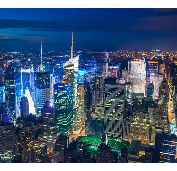 New York Wallpaper Wall Mural - Manhattan At Night