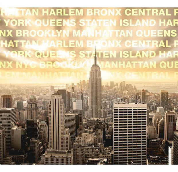 New York Wallpaper Wall Mural - Neighborhoods Of New York