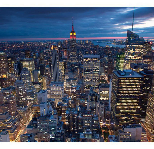 New York Wallpaper Wall Mural - New York Night Lights