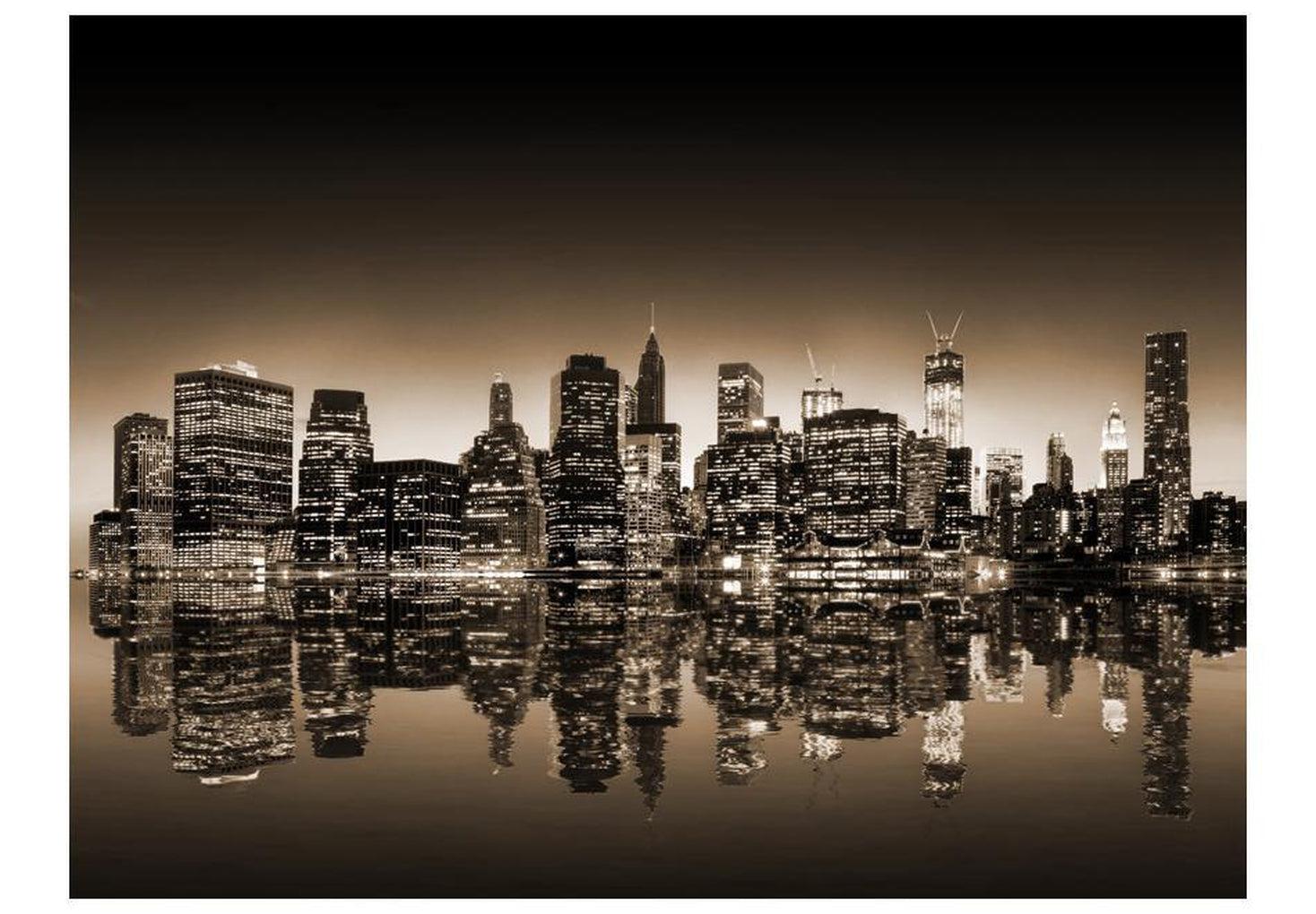 New York Wallpaper Wall Mural - New York Reflection