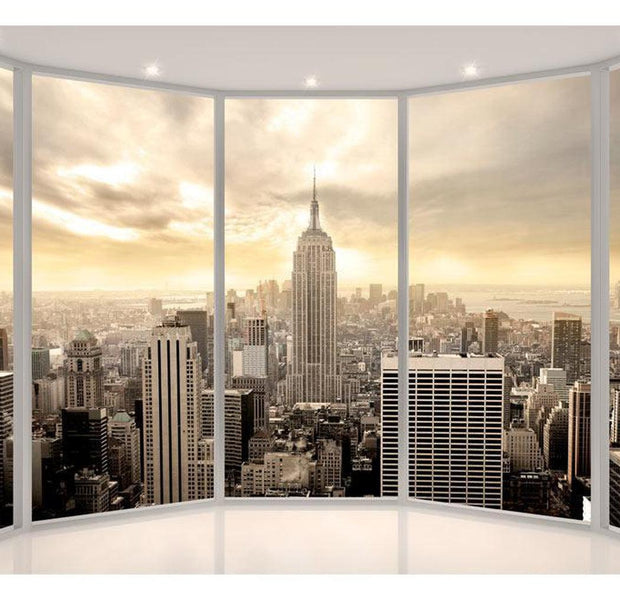 New York Wallpaper Wall Mural - Sunny Morning In New York City