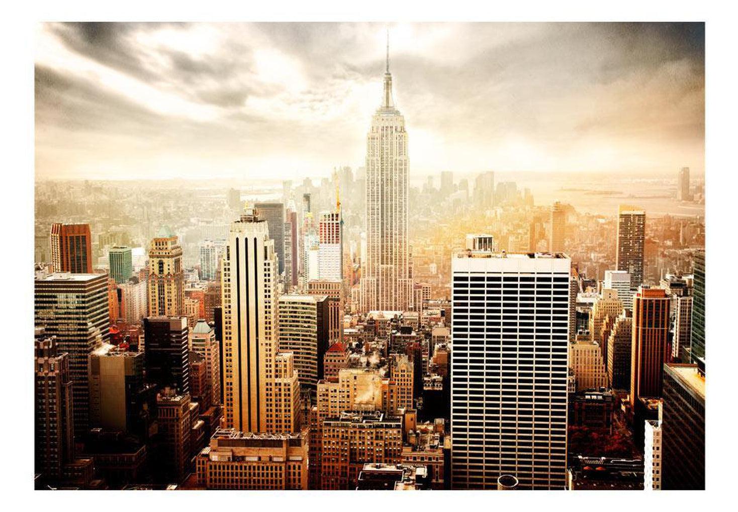 New York Wallpaper Wall Mural - Uncombed By Wind